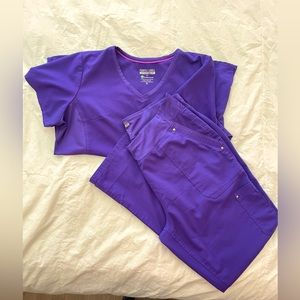 Purple Label Yoga Scrubs Set